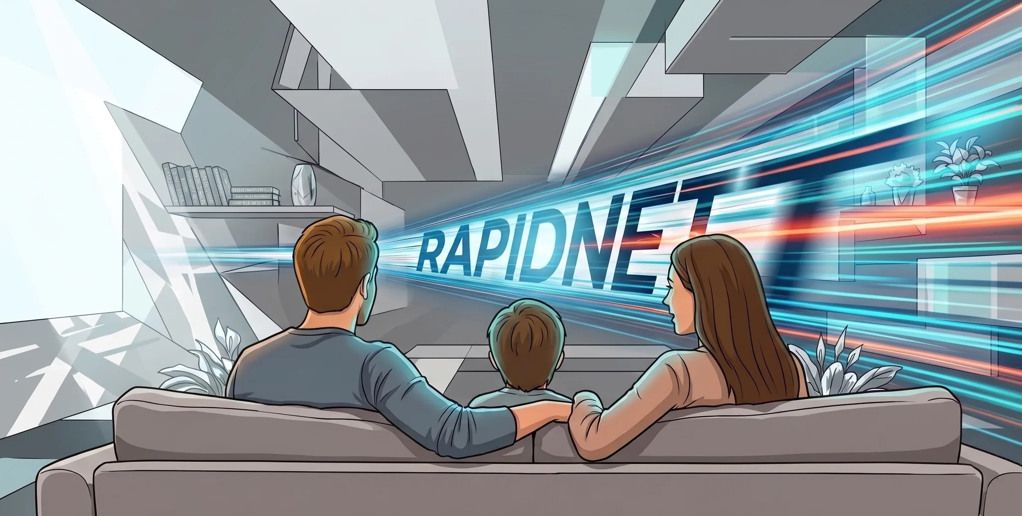 Rapidnet — Internet fibră ultra-rapid pentru casa ta